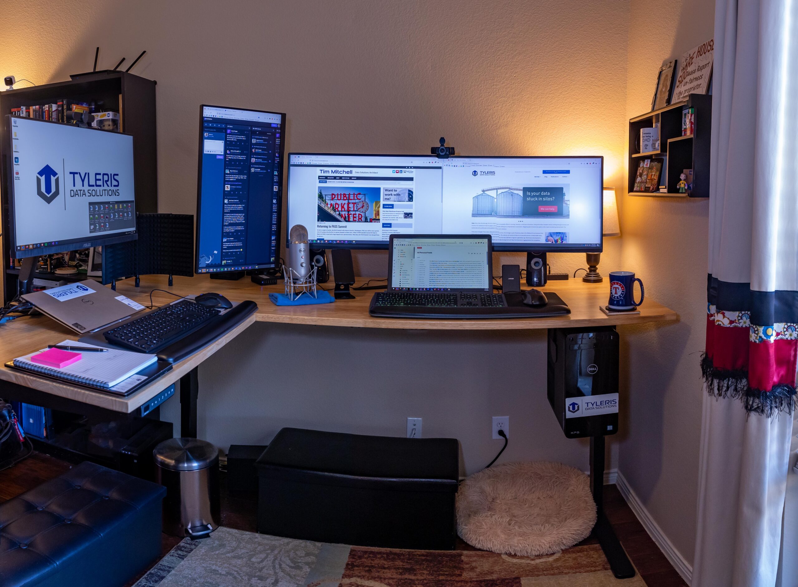 Office Tour: Home Office Desk Setup - VIV & TIM